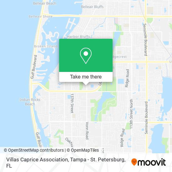 Mapa de Villas Caprice Association