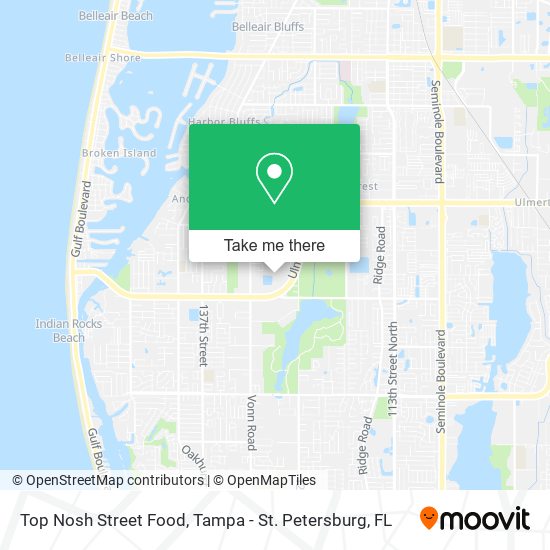 Top Nosh Street Food map
