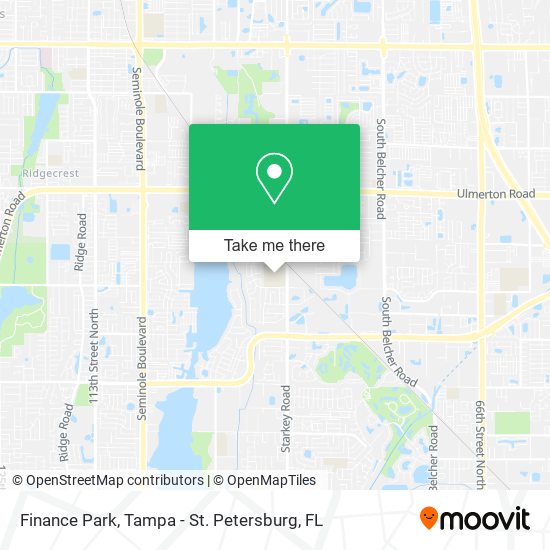 Finance Park map
