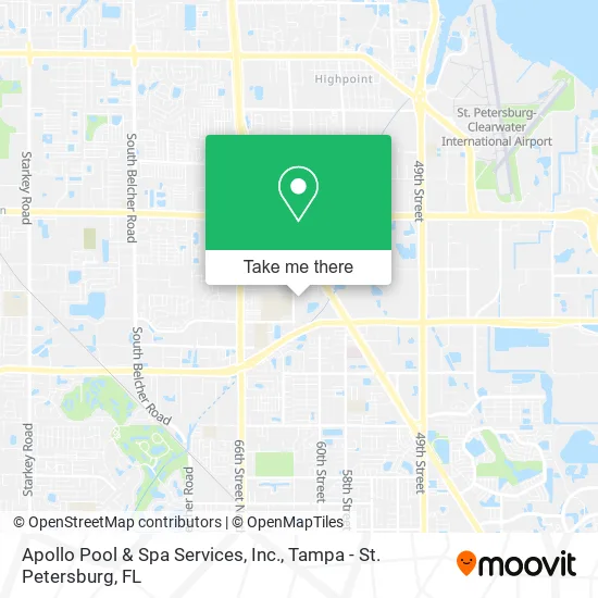 Mapa de Apollo Pool & Spa Services, Inc.