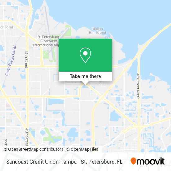 Mapa de Suncoast Credit Union