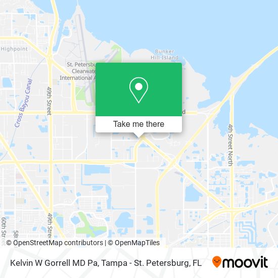 Mapa de Kelvin W Gorrell MD Pa