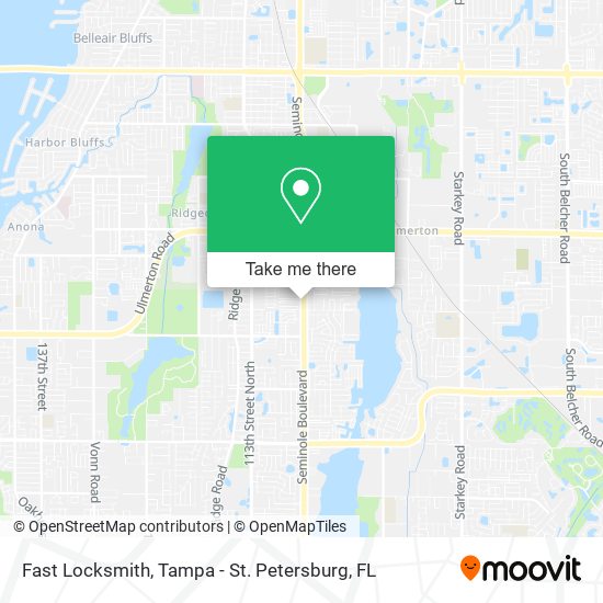 Fast Locksmith map