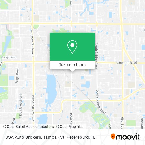 USA Auto Brokers map