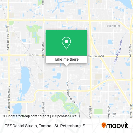 Mapa de TFF Dental Studio