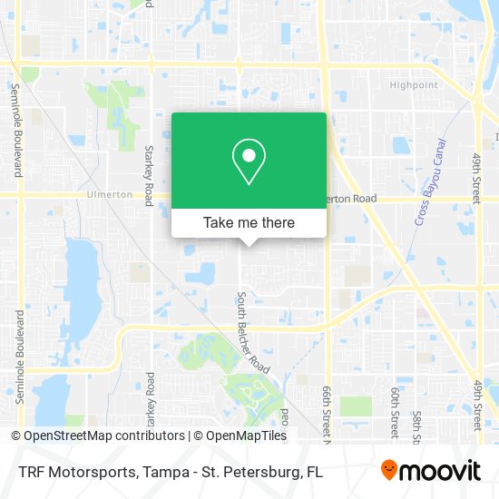 Mapa de TRF Motorsports