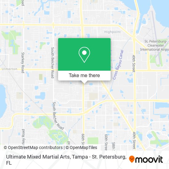 Ultimate Mixed Martial Arts map