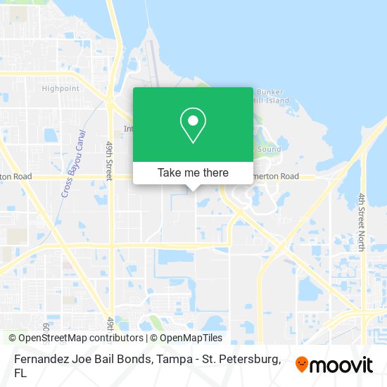 Mapa de Fernandez Joe Bail Bonds