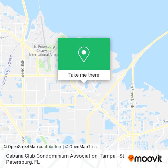 Mapa de Cabana Club Condominium Association