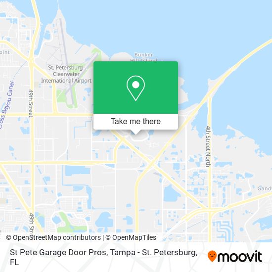St Pete Garage Door Pros map