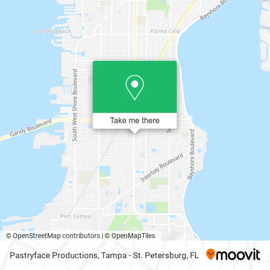 Pastryface Productions map