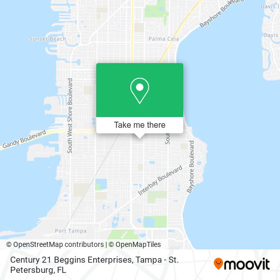 Century 21 Beggins Enterprises map