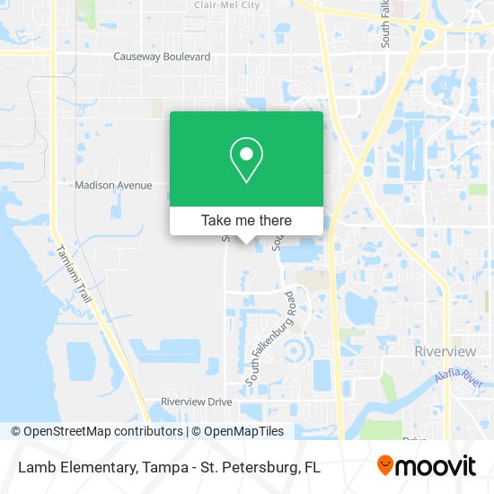Lamb Elementary map