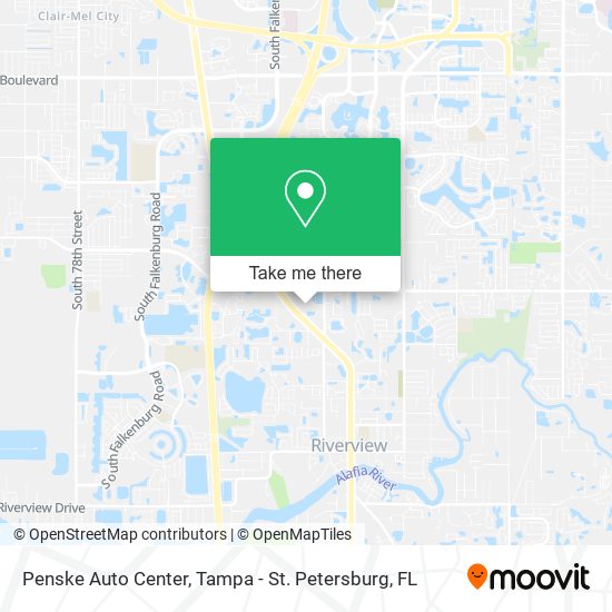 Mapa de Penske Auto Center