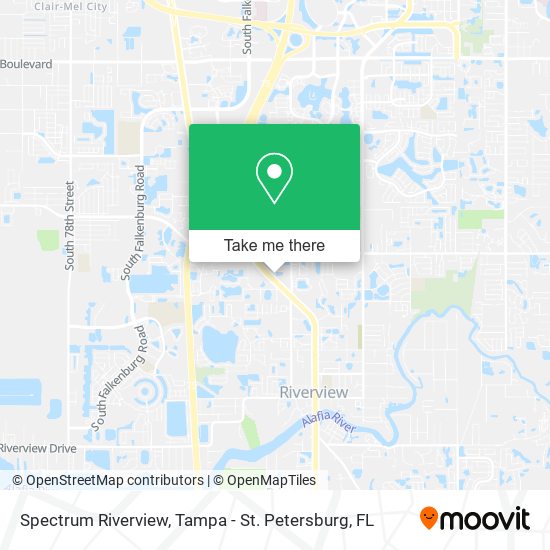 Spectrum Riverview map