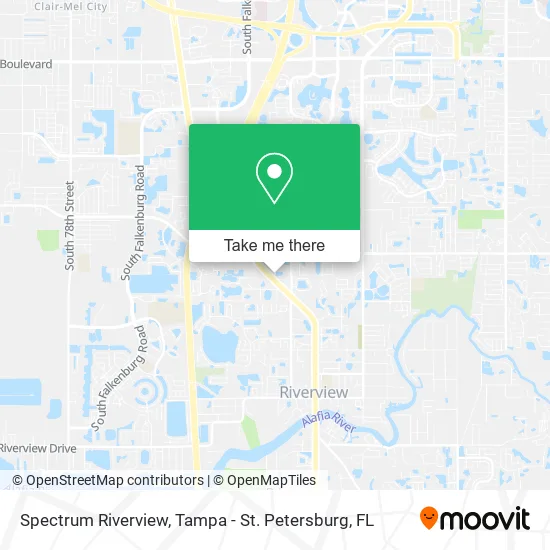 Mapa de Spectrum Riverview