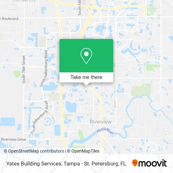 Yates Building Services map
