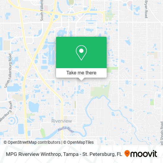 Mapa de MPG Riverview Winthrop