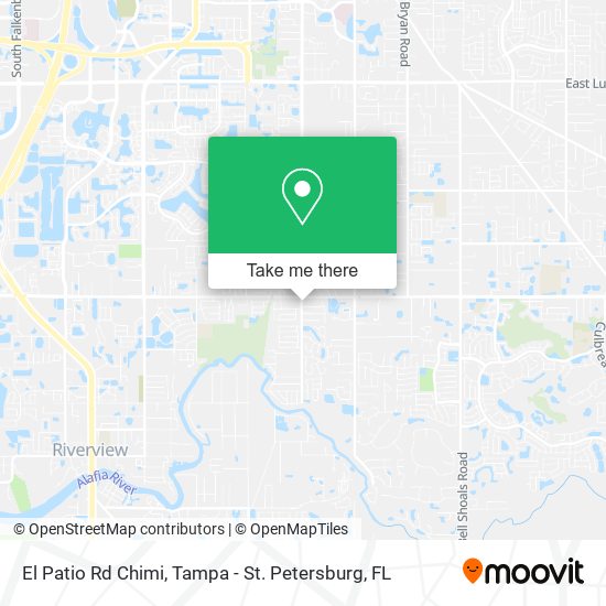Mapa de El Patio Rd Chimi