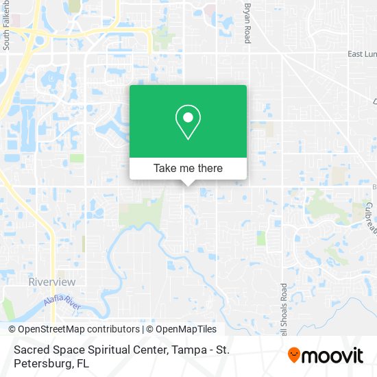 Sacred Space Spiritual Center map