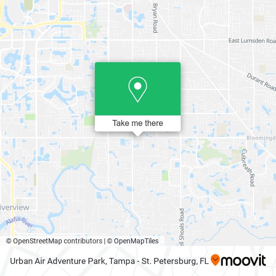 Urban Air Adventure Park map