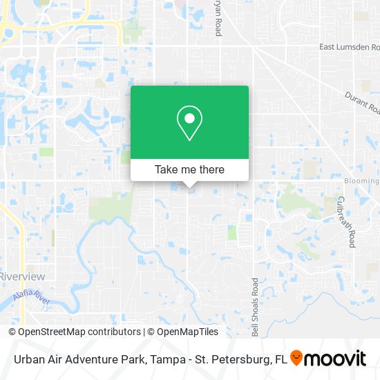 Urban Air Adventure Park map