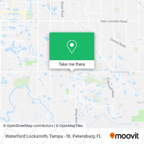 Waterford Locksmith map