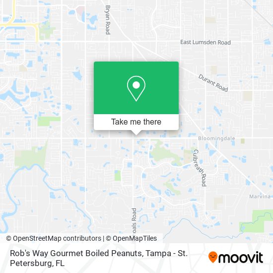 Mapa de Rob's Way Gourmet Boiled Peanuts