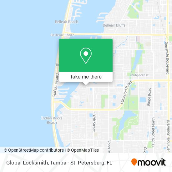Global Locksmith map