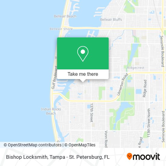 Mapa de Bishop Locksmith