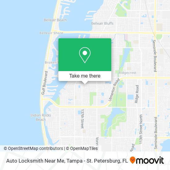 Auto Locksmith Near Me map