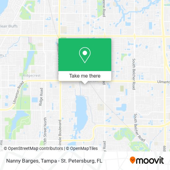 Nanny Barges map