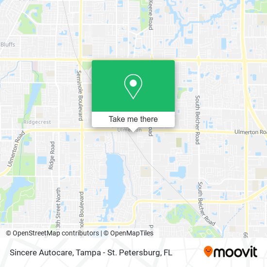 Sincere Autocare map
