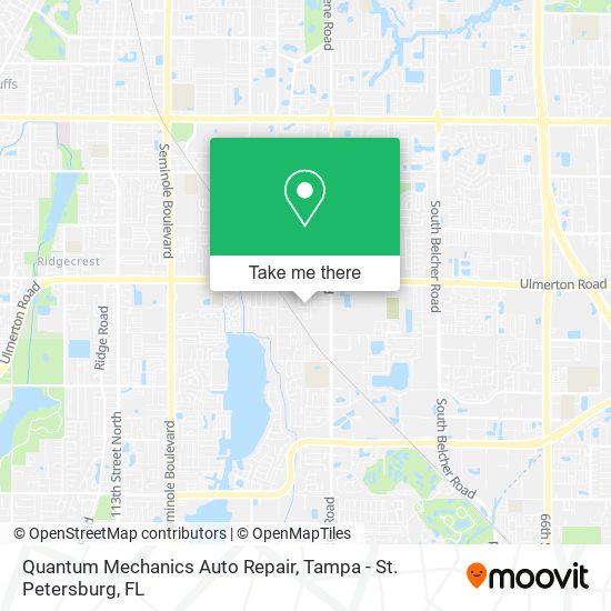 Mapa de Quantum Mechanics Auto Repair