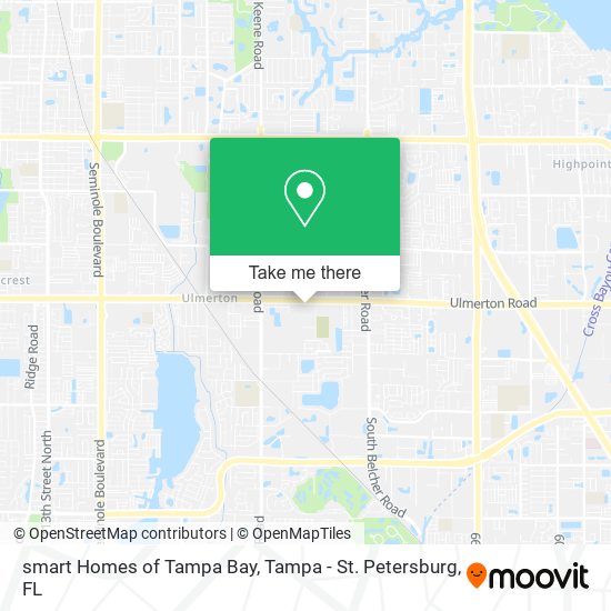 Mapa de smart Homes of Tampa Bay