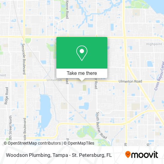 Woodson Plumbing map