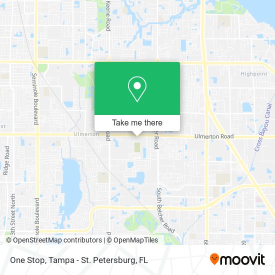 One Stop map