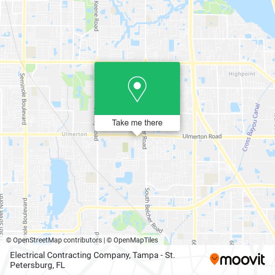 Electrical Contracting Company map