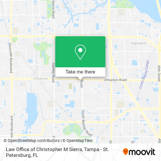 Law Office of Christopher M Sierra map