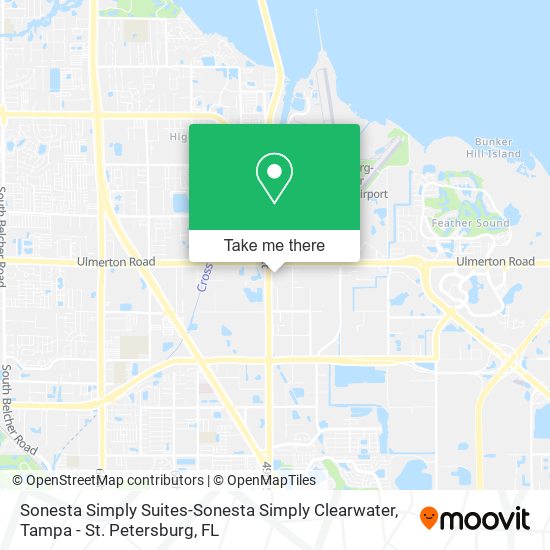Sonesta Simply Suites-Sonesta Simply Clearwater map
