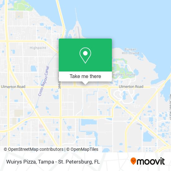 Wuirys Pizza map