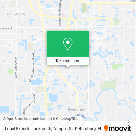 Local Experts Locksmith map