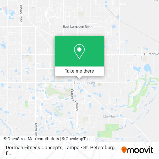 Dorman Fitness Concepts map