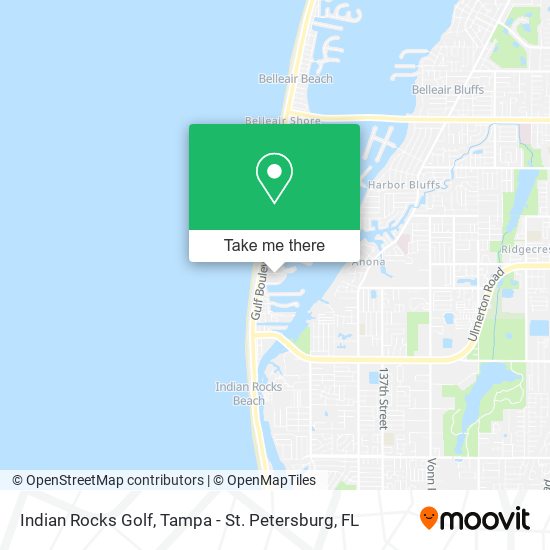 Mapa de Indian Rocks Golf