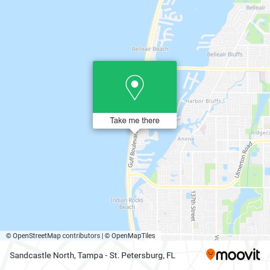 Sandcastle North map
