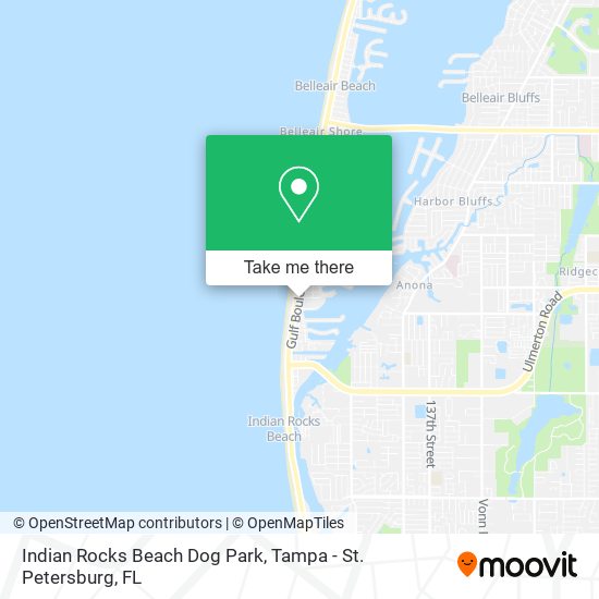 Indian Rocks Beach Dog Park map