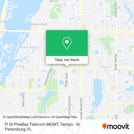 Fl St-Pinellas Telecom MGMT map