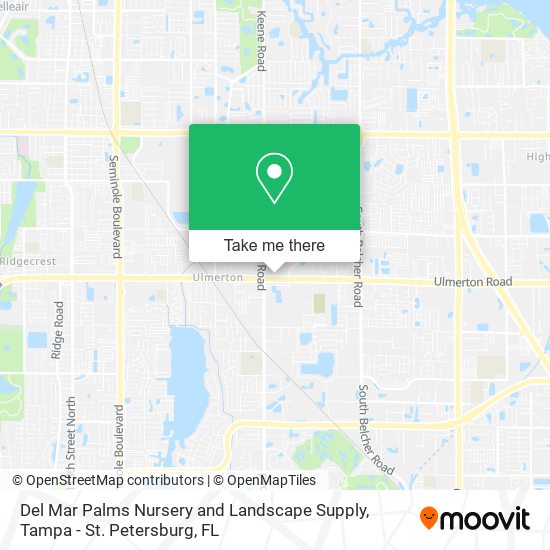 Del Mar Palms Nursery and Landscape Supply map