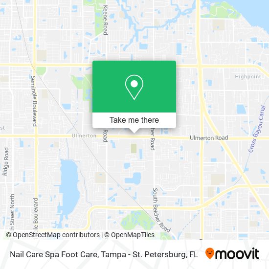 Nail Care Spa Foot Care map