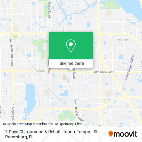 Mapa de 7 Days Chiropractic & Rehabilitation